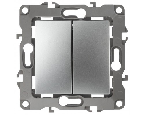 Переключатель двухклавишный ЭРА 12 10AX 250V 12-1106-03 Б0014665 Переключатель двухклавишный ЭРА 12 10AX 250V 12-1106-03 Б0014665
