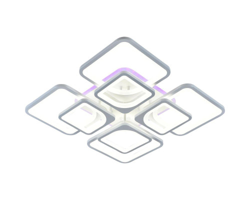 Потолочная светодиодная люстра Reluce 11005-0.3-4+4RGB WH(RGB)