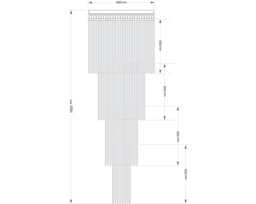 Потолочная люстра KUTEK FILAGO FIL-PLM-10(P)600/500 Потолочная люстра KUTEK FILAGO FIL-PLM-10(P)600/500