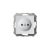 Розетка 2P Liregus Epsilon белый 28-015
