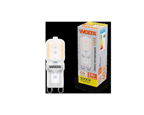 Светодиодная лампа WOLTA WSTD-JCD-5W3KG9-P