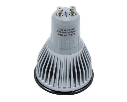 Лампочка светодиодная DesignLed GU10 6W 4000K прозрачная 002354 Лампочка светодиодная DesignLed GU10 6W 4000K прозрачная 002354