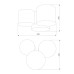 Потолочный светильник TK Lighting 3441 Mona White