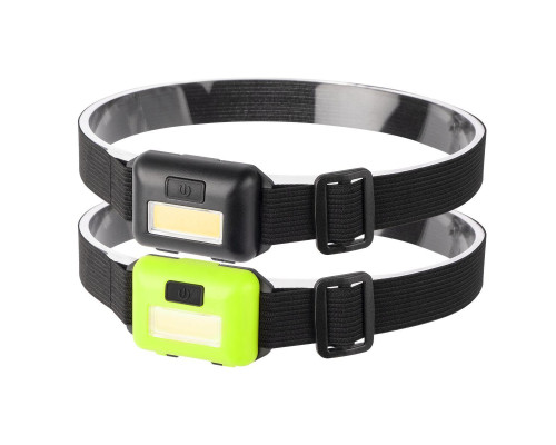 Налобный светодиодный фонарь ФАZA от батареек 100 лм 70х42 (2шт) H8-2xL1W