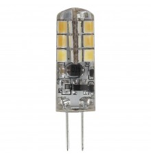 Лампа светодиодная ЭРА G4 1,5W 2700K прозрачная LED JC-1,5W-12V-827-G4 Б0033188
