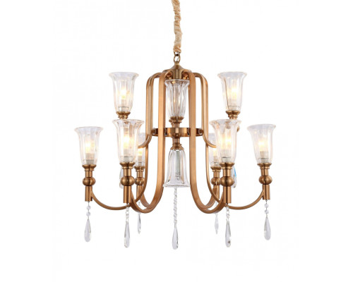 Подвесная люстра Lumina Deco Rionella LDP 8041-6+3 S.GD