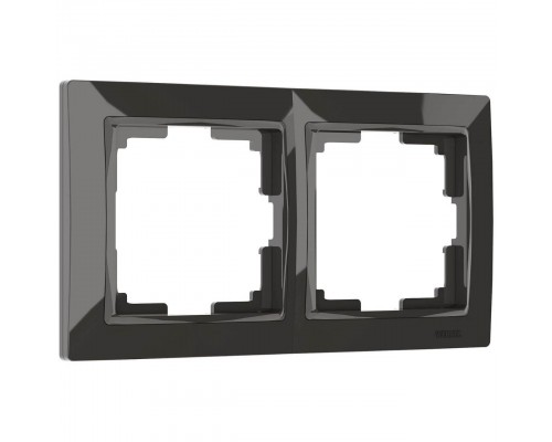 Рамка на 2 поста Werkel Snabb basic серо-коричневый W0022007 4690389161377 Рамка на 2 поста Werkel Snabb basic серо-коричневый W0022007 4690389161377