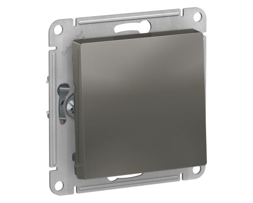 Выключатель одноклавишный Systeme Electric AtlasDesign 10A 250V сталь ATN000911 Выключатель одноклавишный Systeme Electric AtlasDesign 10A 250V сталь ATN000911