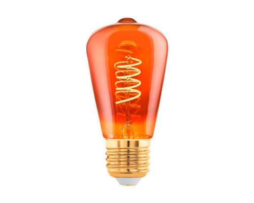 Лампа светодиодная диммируемая Eglo E27 4W 2000К медь 110199