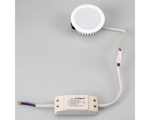 Мебельный светодиодный светильник Arlight LTM-R70WH-Frost 4.5W Day White 110deg 020770 Мебельный светодиодный светильник Arlight LTM-R70WH-Frost 4.5W Day White 110deg 020770