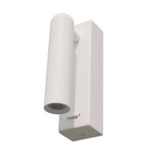 Бра 3W 180LM 3000K, белый Omega Lightstar 200736