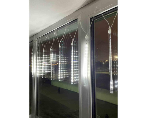 Светодиодная гирлянда ЭРА сосульки 24V холодный белый ENOS-02H Б0041910 Светодиодная гирлянда ЭРА сосульки 24V холодный белый ENOS-02H Б0041910