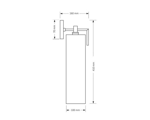 Настенный светильник KUTEK MOOD Nemi NEM-K-1(N)II