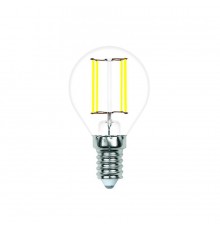 Лампа светодиодная филаментная Volpe E14 7W 3000K прозрачная LED-G45-7W/3000K/E14/CL/SLF UL-00008318