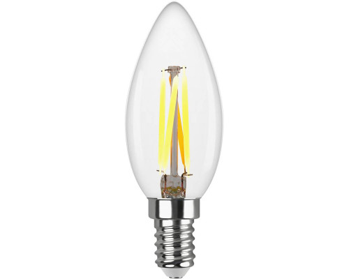 Лампа светодиодная филаментная REV С37 E14 5W 2700K DECO Premium теплый свет свеча 32359 4 Лампа светодиодная филаментная REV С37 E14 5W 2700K DECO Premium теплый свет свеча 32359 4