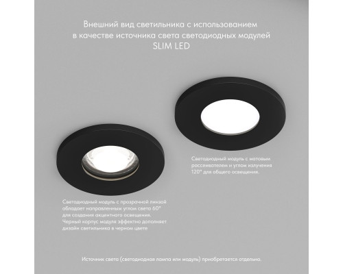 Встраиваемый светильник Denkirs Vand DK2036-BK Встраиваемый светильник Denkirs Vand DK2036-BK
