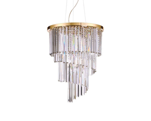 Подвесная люстра Ideal Lux Carlton SP12 Oro 213521 Подвесная люстра Ideal Lux Carlton SP12 Oro 213521