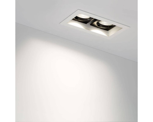 Встраиваемый светодиодный светильник Arlight CL-Kardan-S180x102-2x9W Day 024138 Встраиваемый светодиодный светильник Arlight CL-Kardan-S180x102-2x9W Day 024138