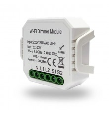Wi-Fi реле-диммер двухканальное Denkirs 2x100Вт RL1004-DM