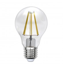 Лампа светодиодная филаментная Uniel E27 7W 3000K прозрачная LED-A60-7W/WW/E27/CL/MB GLM10TR UL-00002366