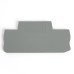 LD563-1-40 Торцевая заглушка для ЗНИ LD555 4 мм?  (JXB ST 4), серый STEKKER