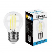 Лампа светодиодная Feron LB-515 Шарик E27 15W 6400K 38254