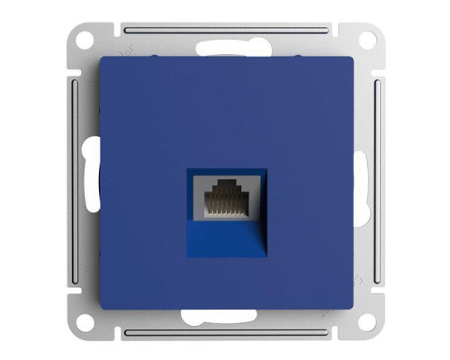 Розетка компьютерная RJ45 Systeme Electric AtlasDesign кат. 5Е аквамарин ATN001183 Розетка компьютерная RJ45 Systeme Electric AtlasDesign кат. 5Е аквамарин ATN001183