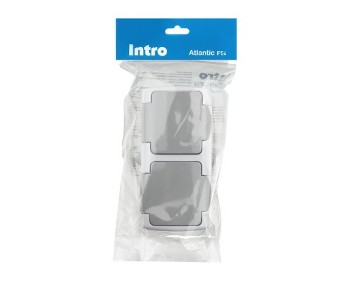Розетка двойная ЭРА Intro Atlantic Schuko 2x2P+E 16A 250V с крышкой 5-203-03 Б0051060 Розетка двойная ЭРА Intro Atlantic Schuko 2x2P+E 16A 250V с крышкой 5-203-03 Б0051060