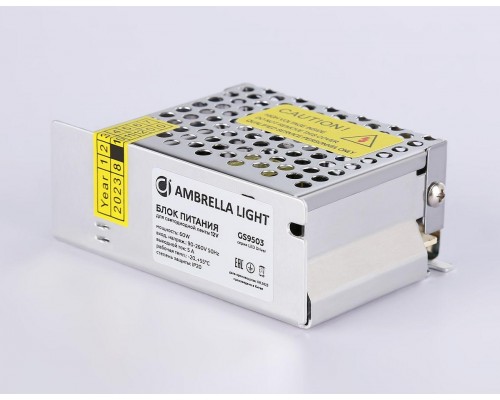 Блок питания Ambrella light Illumination LED Driver 12V 60W IP20 5A GS9503