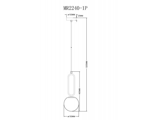 Подвесной светильник MyFar Pierre MR2240-1P