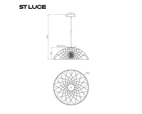 Подвесной светодиодный светильник ST Luce Bound SL6016.403.01