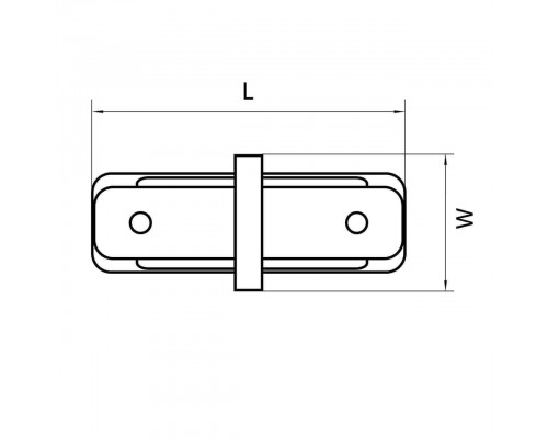 Коннектор прямой Lightstar Barra 502106