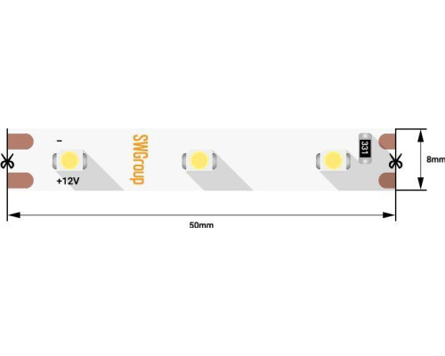 Светодиодная лента SWG 4,8W/m 60LED/m 3528SMD нейтральный белый 5M 006314 Светодиодная лента SWG 4,8W/m 60LED/m 3528SMD нейтральный белый 5M 006314