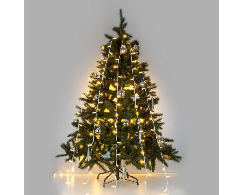 Уличная светодиодная гирлянда Eurosvet Занавес 230V 200-101 теплый белый с эффектом мерцания Уличная светодиодная гирлянда Eurosvet Занавес 230V 200-101 теплый белый с эффектом мерцания