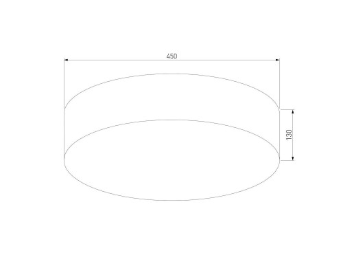 Потолочный светильник TK Lighting 1088 Rondo Black