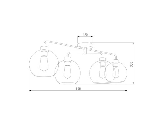 Потолочная люстра TK Lighting 2835 Bari Потолочная люстра TK Lighting 2835 Bari