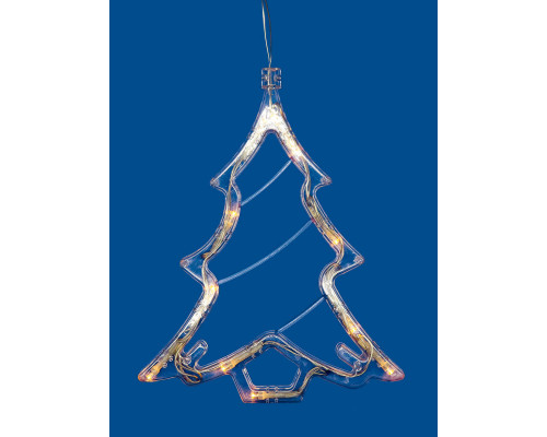 Подвесной светодиодный светильник «Ёлочка» Uniel ULD-H1620-010/STA/3AAA Warm White IP20 Xmas Tree UL-00007254