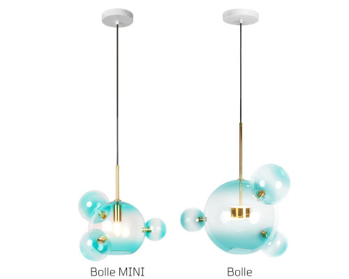 Подвесной светильник Loft IT Bolle 2027-P4 Blue mini Подвесной светильник Loft IT Bolle 2027-P4 Blue mini