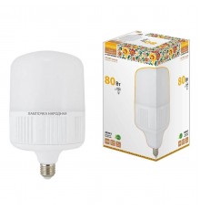 Лампа светодиодная TDM Electric Народная E27 80W 4000K матовая SQ0340-1585