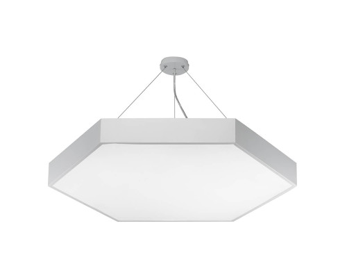 Подвесной светодиодный cветильник Geometria ЭРА Hexagon SPO-122-W-40K-066 66Вт 4000К белый Б0050552 Подвесной светодиодный cветильник Geometria ЭРА Hexagon SPO-122-W-40K-066 66Вт 4000К белый Б0050552
