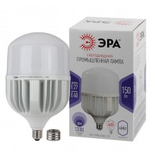 Лампа светодиодная сверхмощная ЭРА E27/E40 150W 6500K матовая LED POWER T160-150W-6500-E27/E40 Б0051796