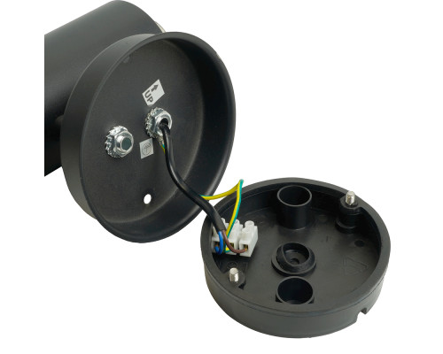 Светильник садово-парковый Feron DH046-B, Техно на стену, 18W E27 230V, черный 51526