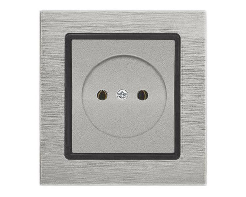 Розетка 2P Vesta-Electric Exclusive Silver Metallic серебро FRZ00041001SER Розетка 2P Vesta-Electric Exclusive Silver Metallic серебро FRZ00041001SER