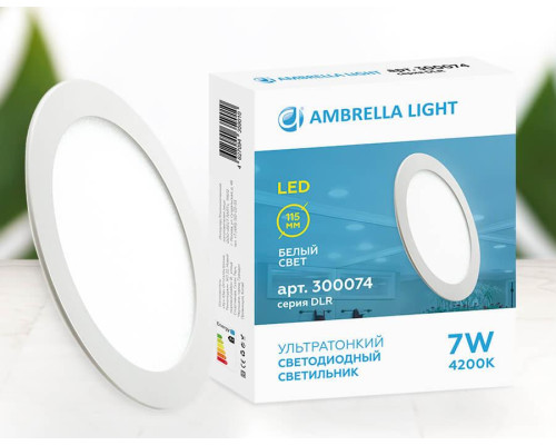 Встраиваемый светодиодный светильник Ambrella light DLR 300074 Встраиваемый светодиодный светильник Ambrella light DLR 300074