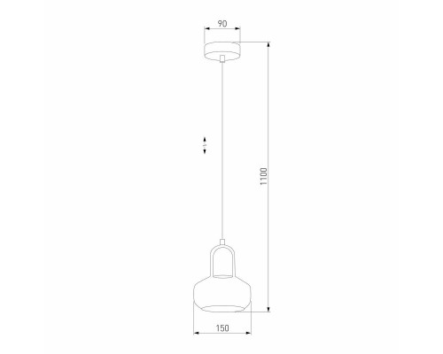 Подвесной светильник TK Lighting 2320 Vichy Black