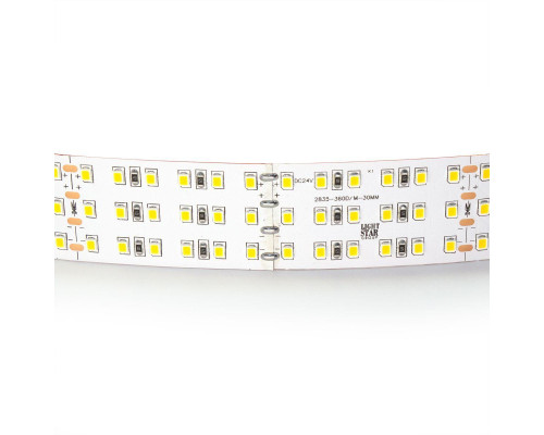 Светодиодная лента Lightstar 44W/m 360LED/m теплый белый 5M 423003 Светодиодная лента Lightstar 44W/m 360LED/m теплый белый 5M 423003