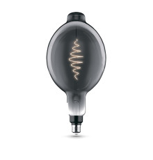 Лампа светодиодная филаментная Gauss E27 8,5W 1800K серая 152802005
