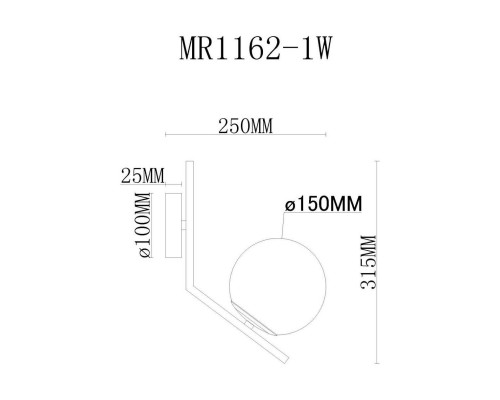 Бра MyFar Pierre MR1162-1W