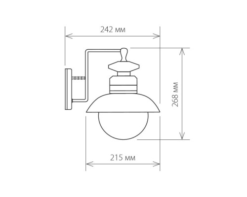Уличный настенный cветильник Elektrostandard Talli D GL 3002D брауни a038481 Уличный настенный cветильник Elektrostandard Talli D GL 3002D брауни a038481