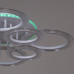 Потолочная светодиодная люстра Reluce 09812-3.3-4+4A WH (RGB)